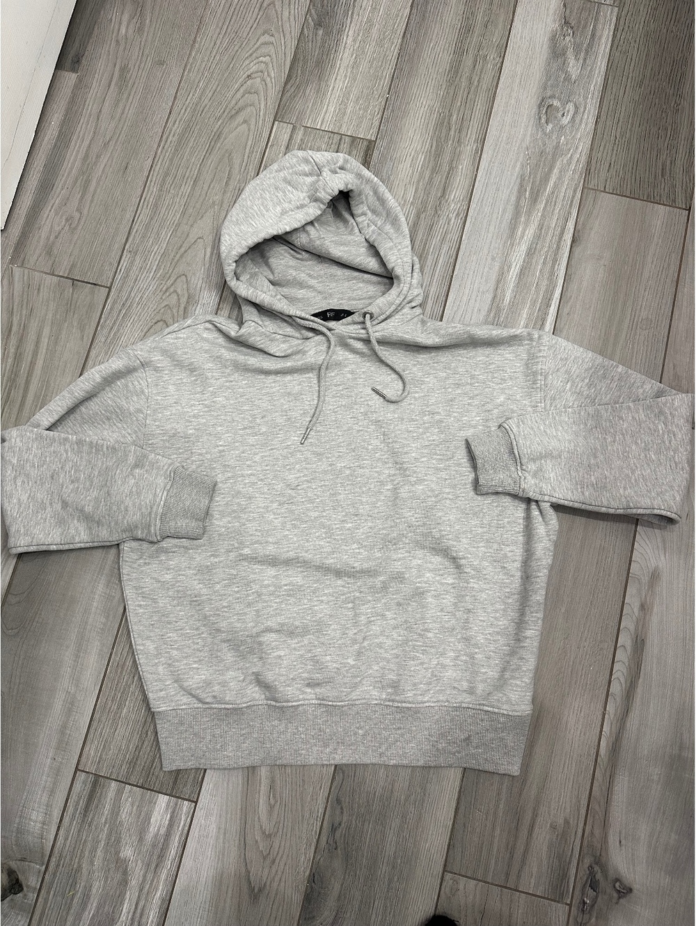 F&F Light Gray Pullover Hoodie Sweatshirt Size S